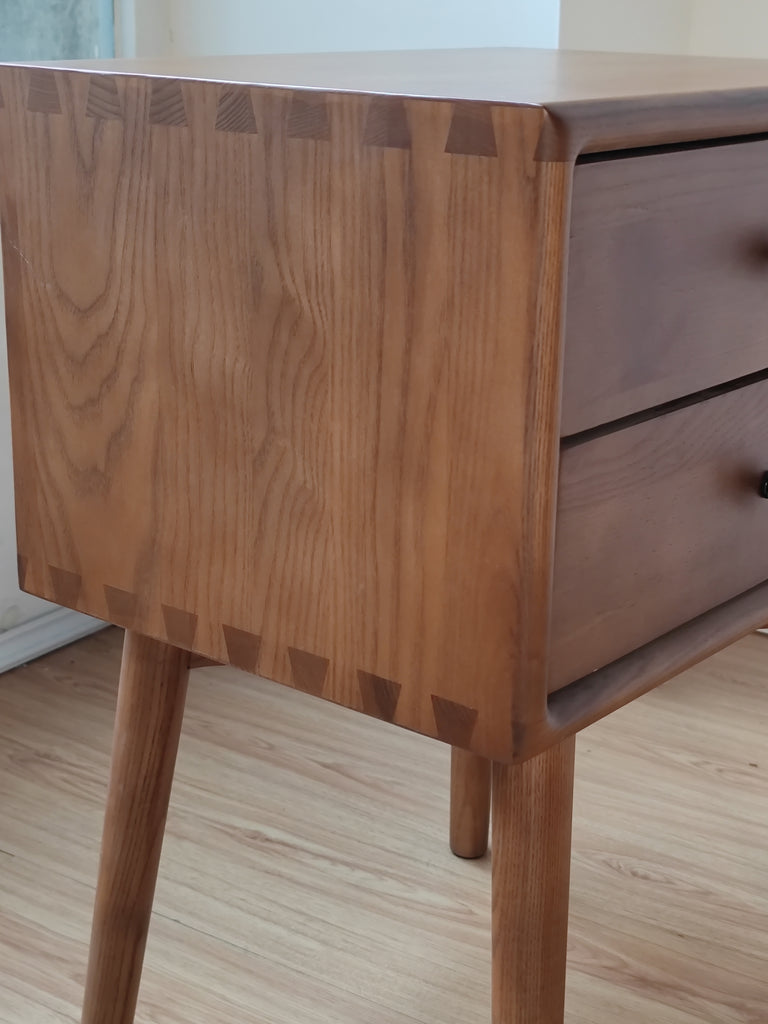 Adeline Nightstand | Ash Mid-Century