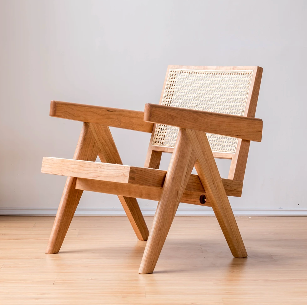 Easy Chair | Cherry Wood Frame