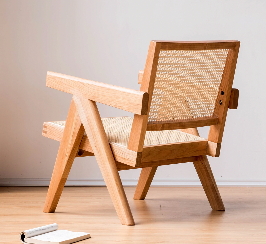 Easy Chair | Cherry Wood Frame