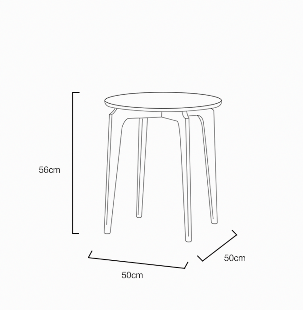 Anders Side Table | Ash wood Side Table