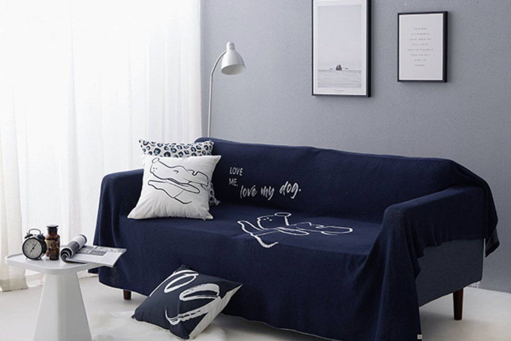 Love me, Love my Dog Throw Rug | Throw Rug | Soft Blanket